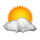 Växlande molnighet med inslag av sol. Temperatur:19°